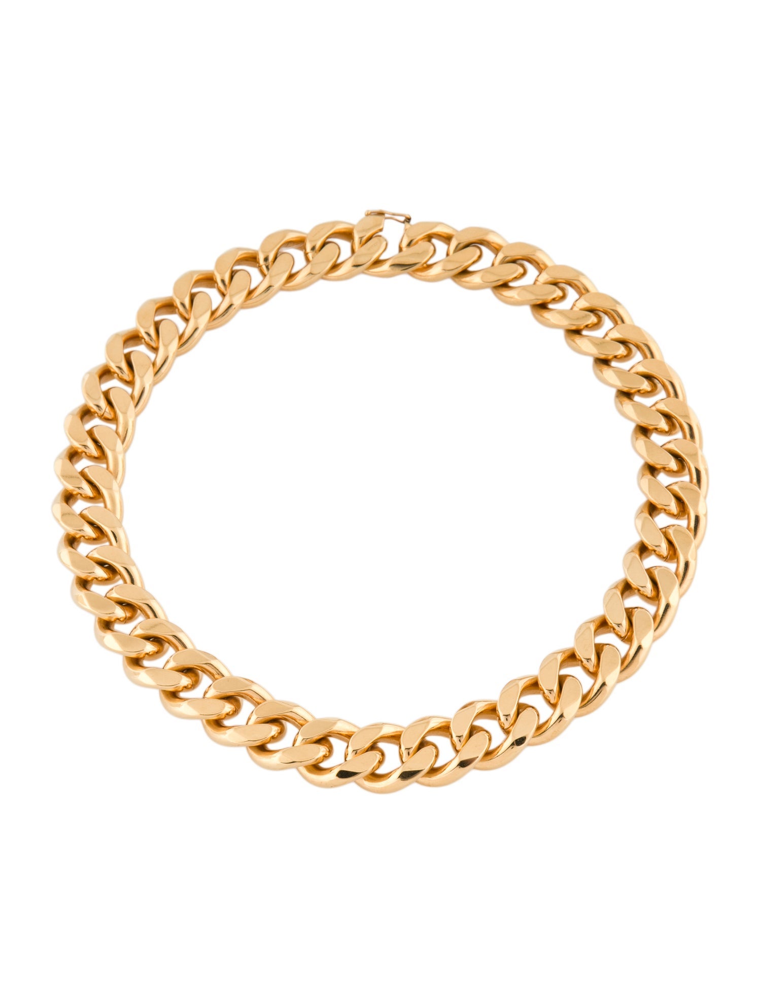 Celine Maillon Curb Link Chain Necklace