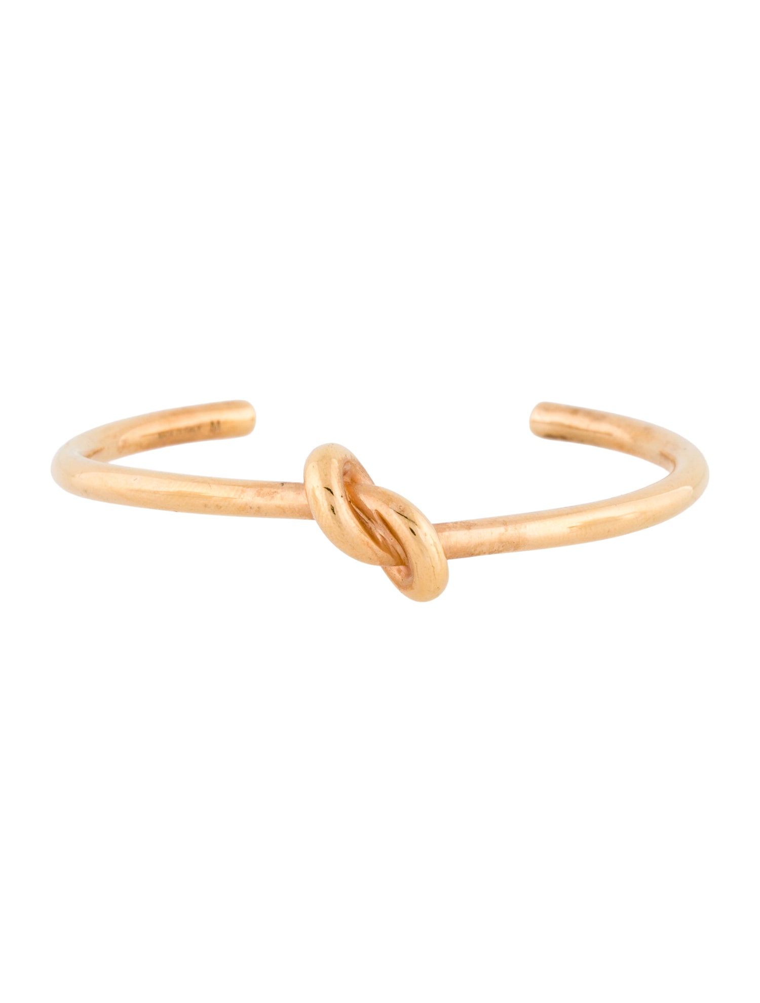 Celine Knot Extra-Thin Cuff Bracelet