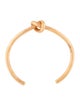 Celine Knot Extra-Thin Cuff Bracelet