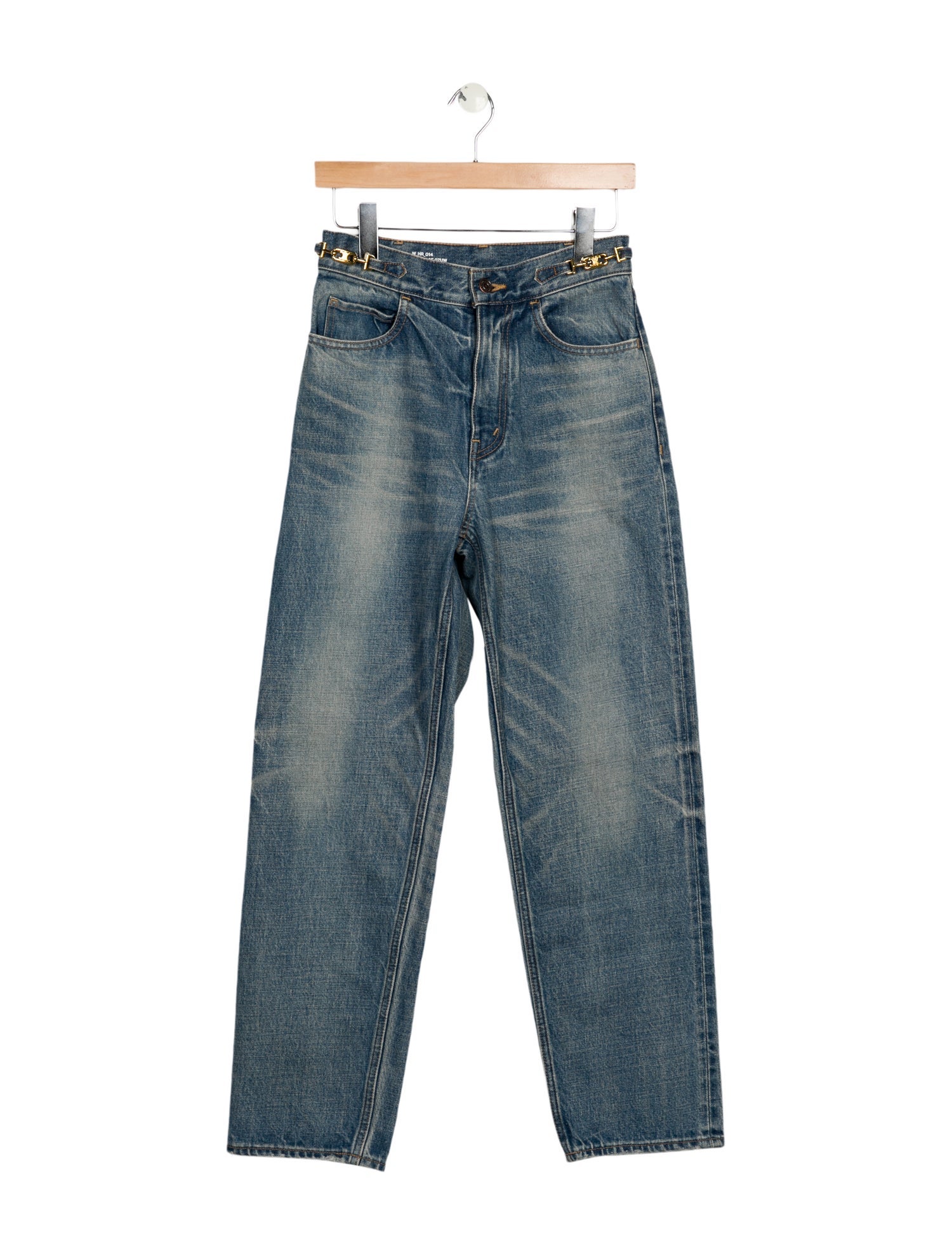 Celine High-Rise Straight Leg Jeans