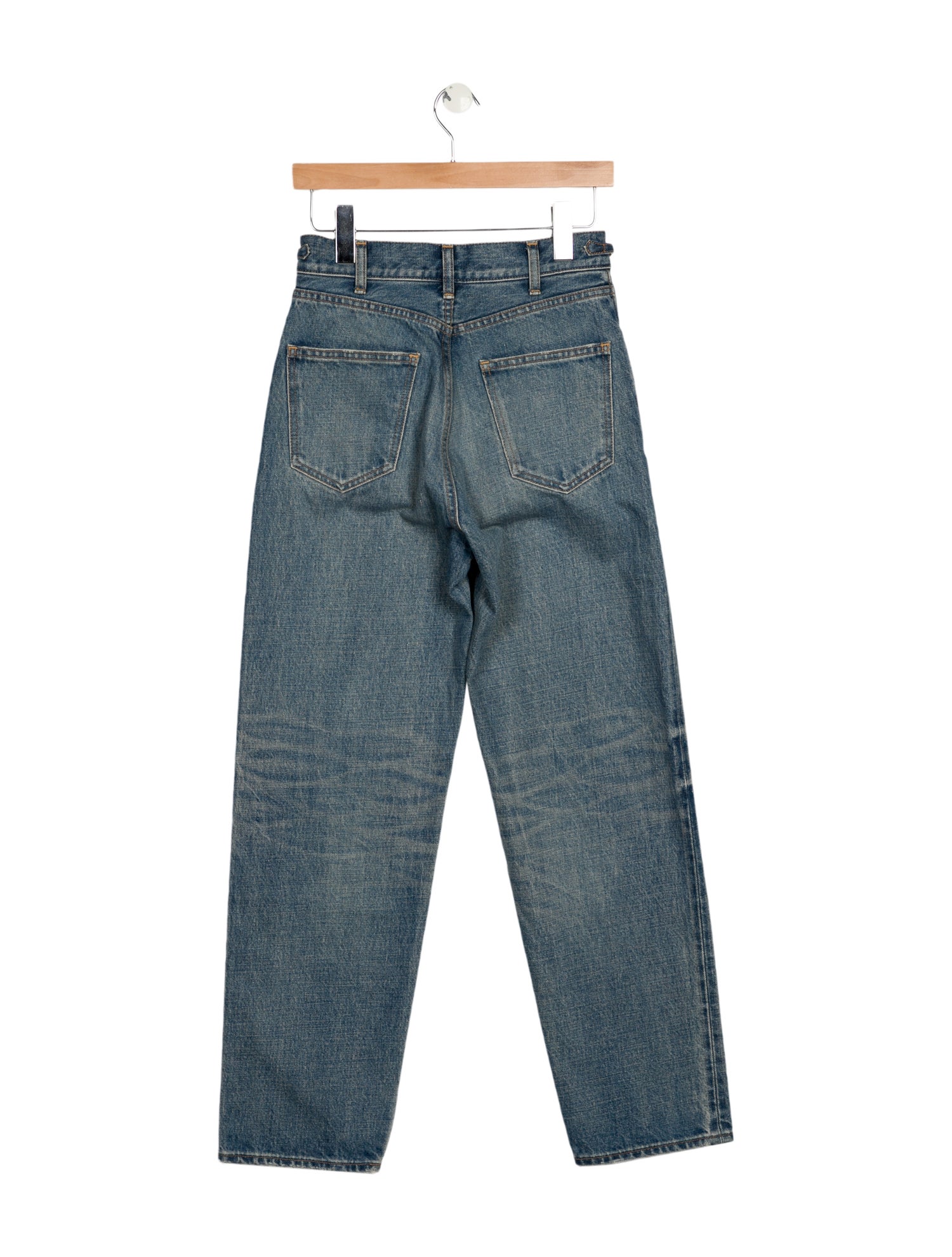 Celine High-Rise Straight Leg Jeans