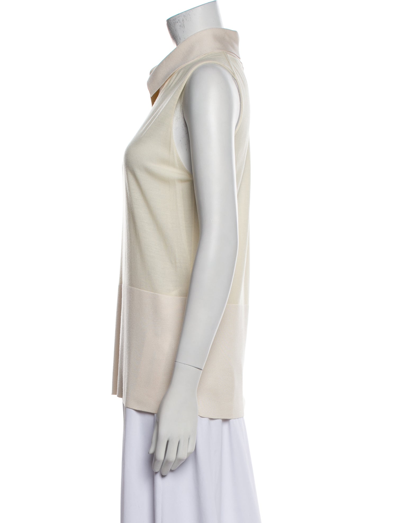 Celine Wool Sleeveless Polo w/ Tags