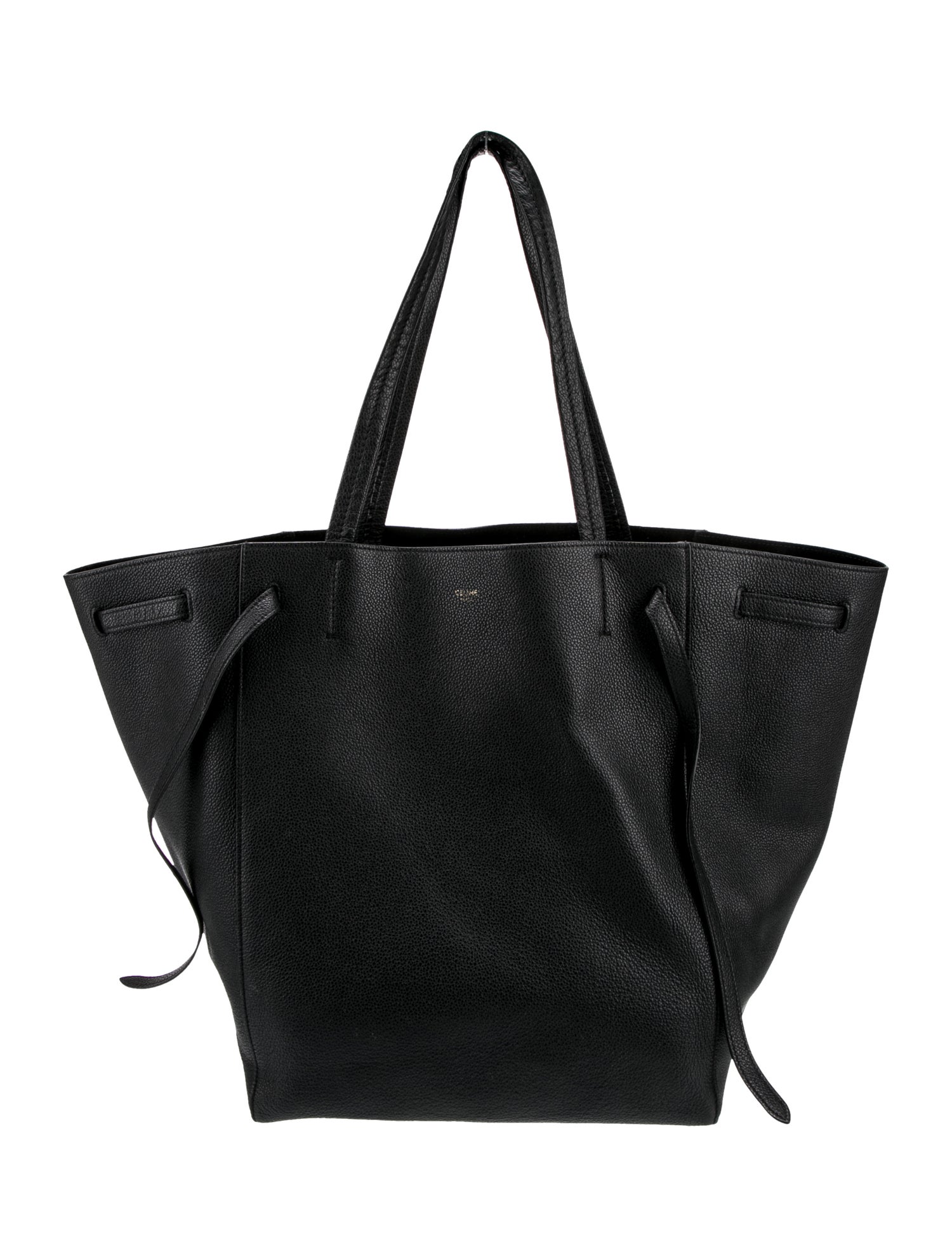 Celine Leather Cabas Phantom w/Belt Small