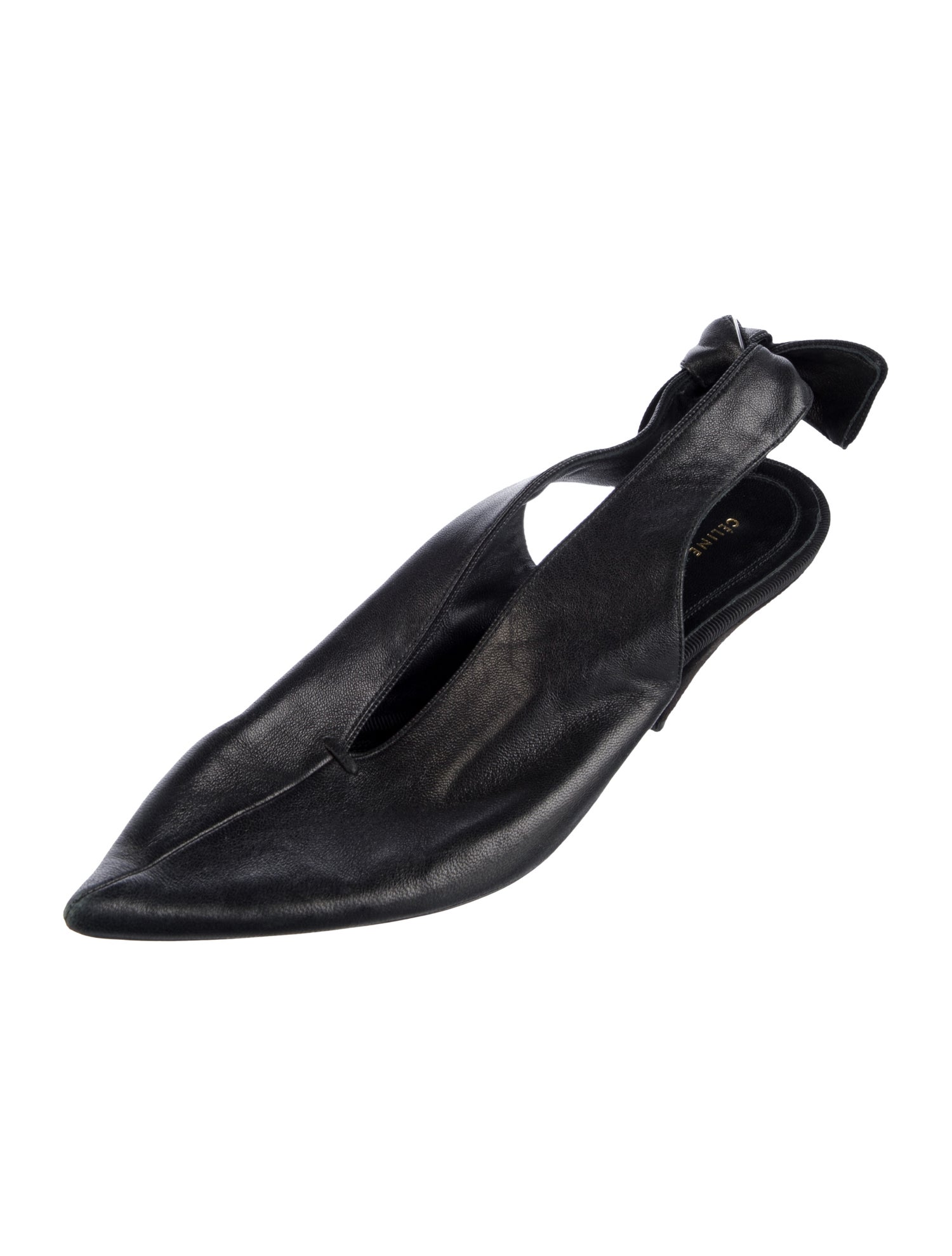 Celine Leather Slingback Pumps
