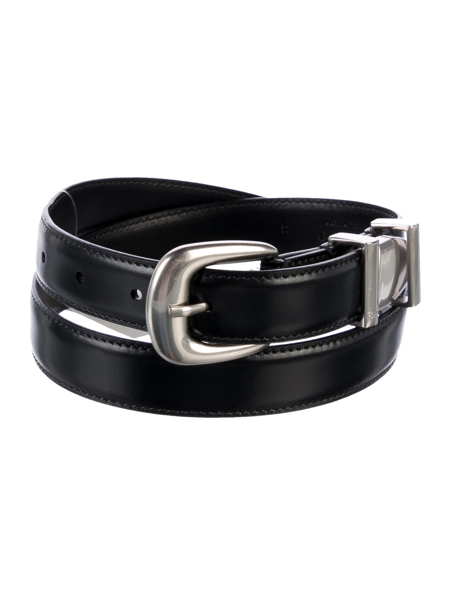 Celine Skinny Leather Belt
