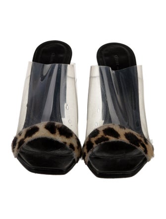 Celine PVC Animal Print Slides