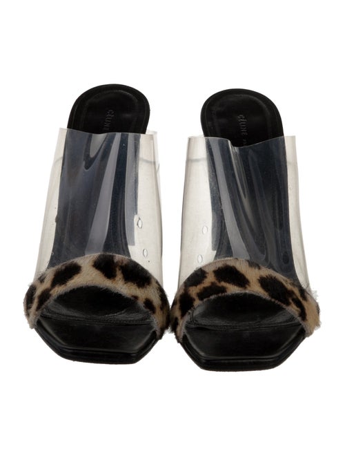 Celine PVC Animal Print Slides