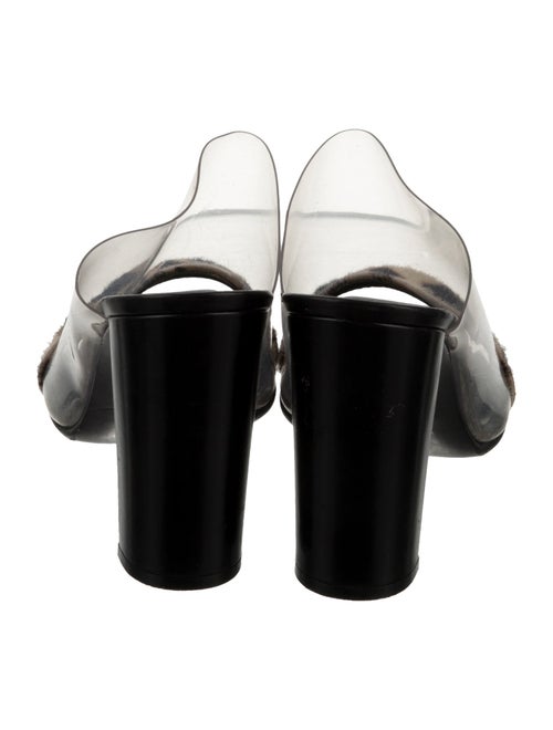 Celine PVC Animal Print Slides