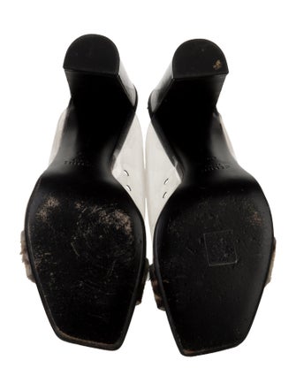 Celine PVC Animal Print Slides