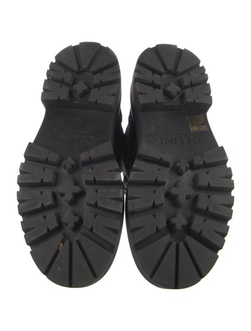 Celine Canvas Combat Boots