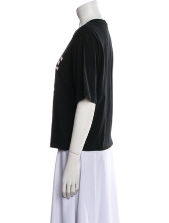 Celine Graphic Print Crew Neck T-Shirt