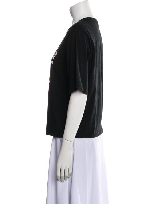 Celine Graphic Print Crew Neck T-Shirt