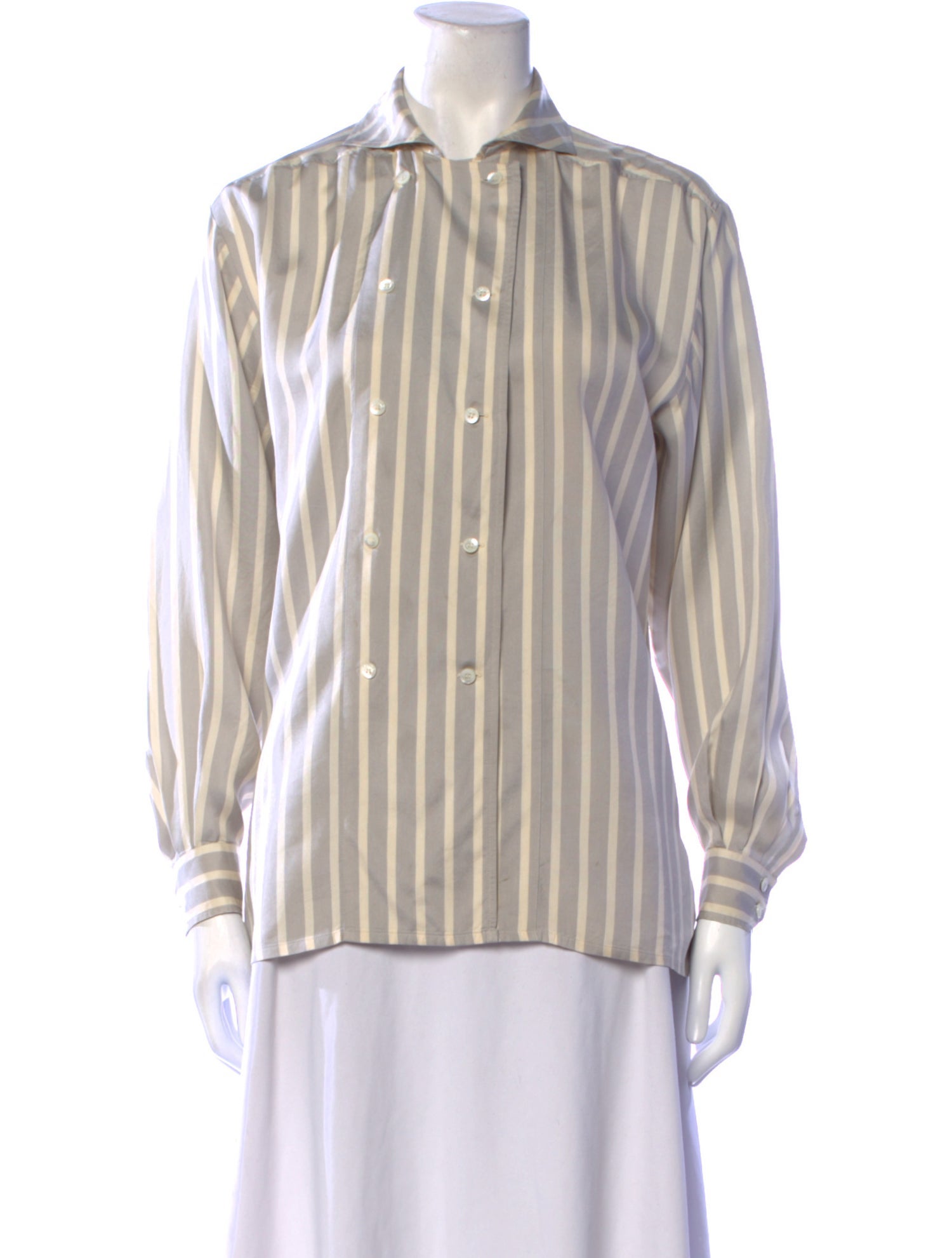 Celine Vintage 1980's Button-Up Top