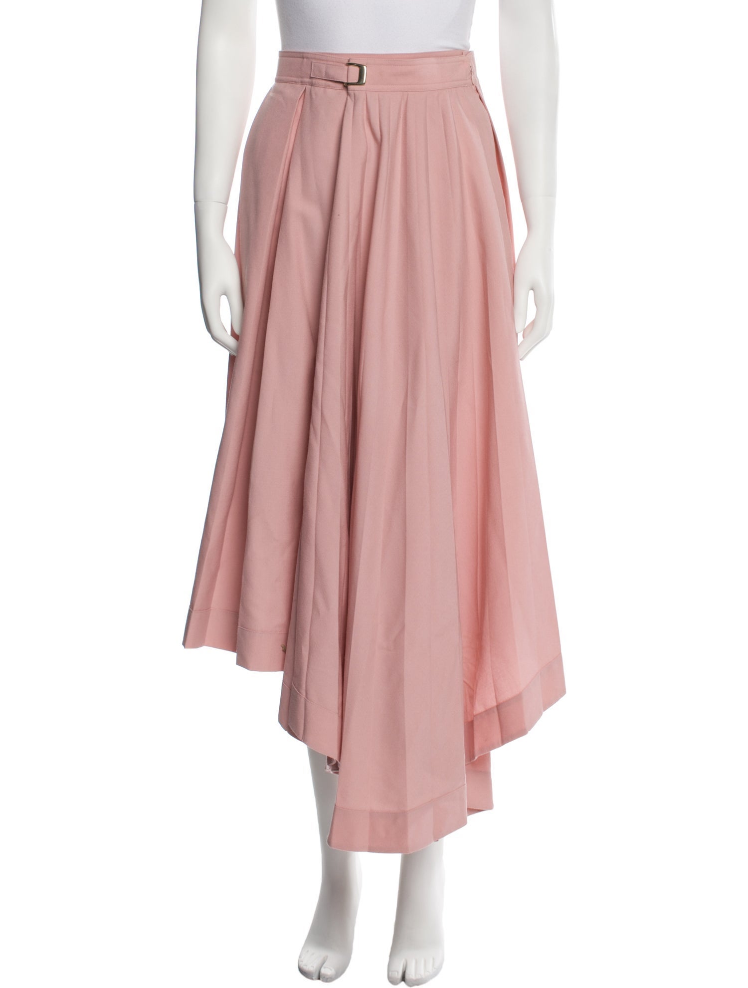 Celine Wool Midi Length Skirt