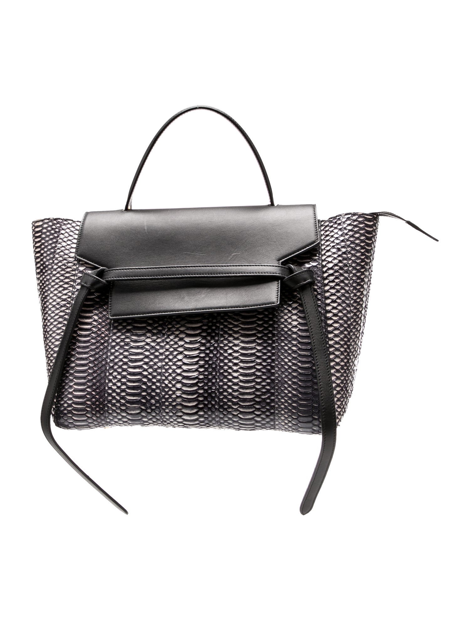 Celine Snakeskin Top Handle Bag