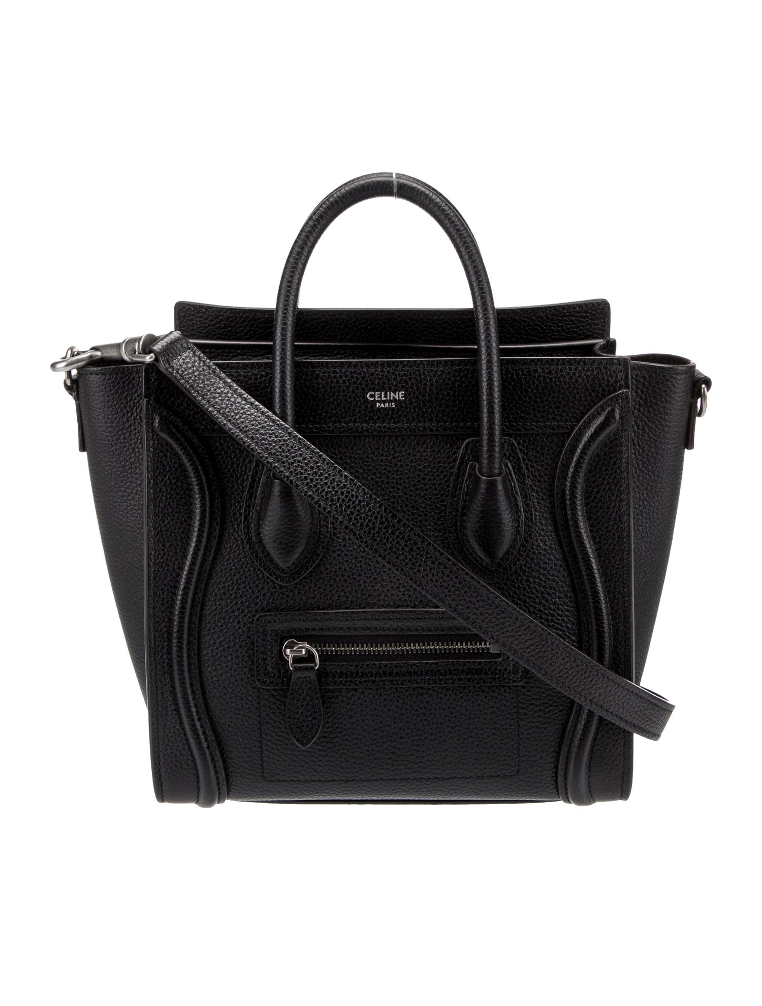 Celine Leather Luggage Nano