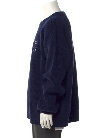 Celine Wool Graphic Print Pullover w/ Tags