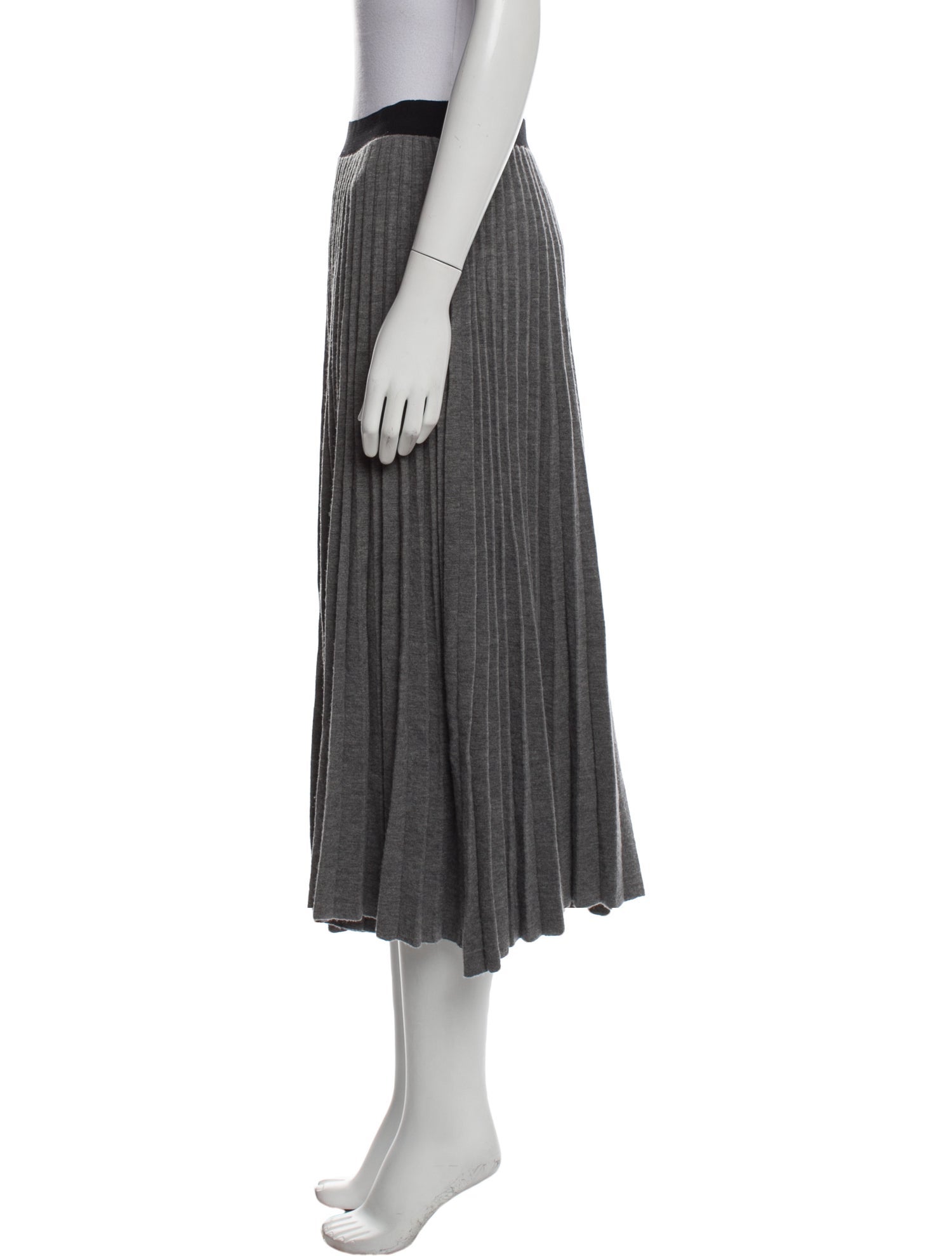 Celine Wool Midi Length Skirt