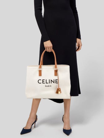 Celine Canvas Horizontal Cabas