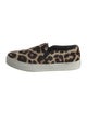 Celine Ponyhair Animal Print Sneakers