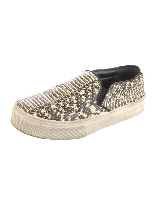 Celine Python Animal Print Sneakers