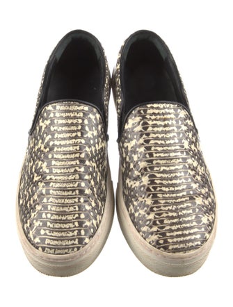 Celine Python Animal Print Sneakers