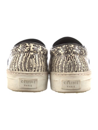 Celine Python Animal Print Sneakers
