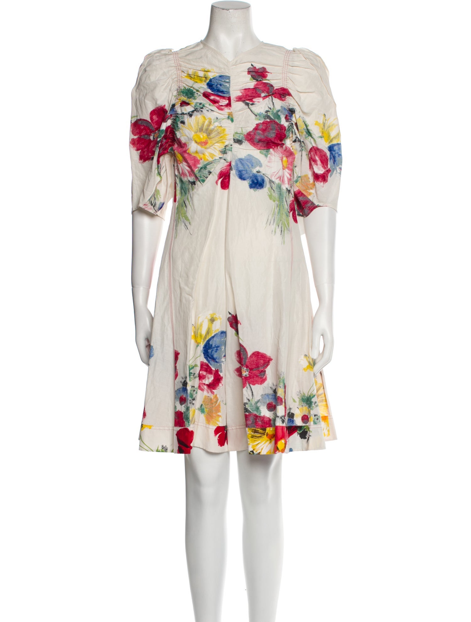 Celine Floral Print V-Neck Romper w/ Tags