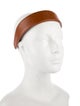 Celine Brown Leather Headband