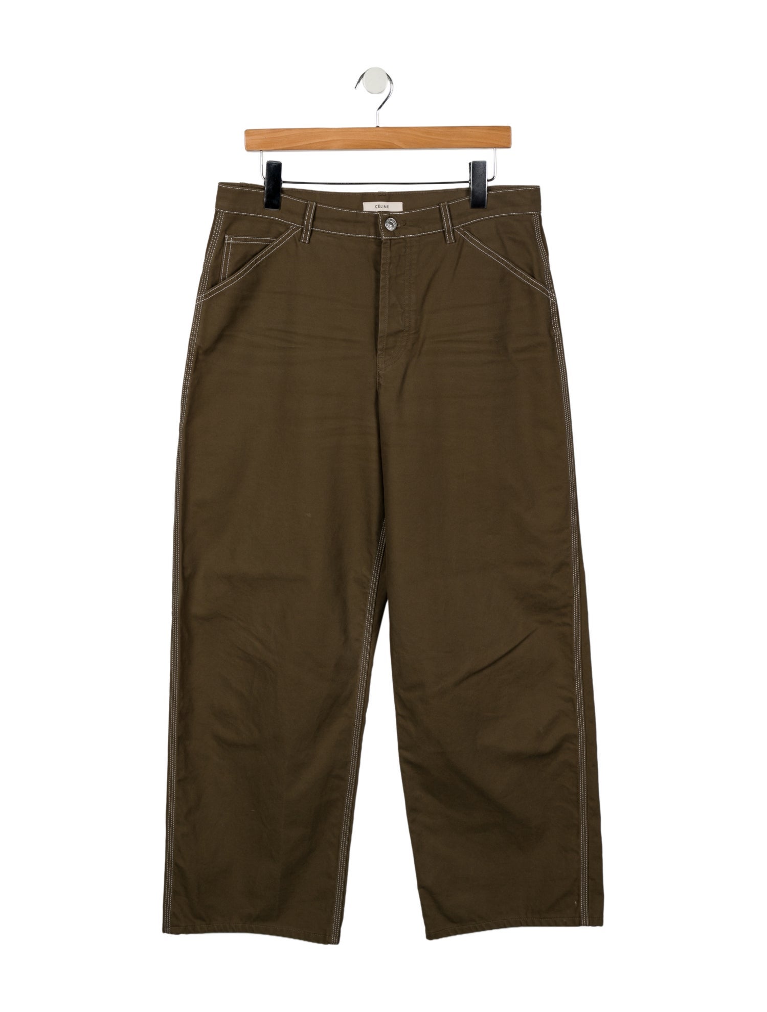 Celine High-Rise Wide Leg Jeans