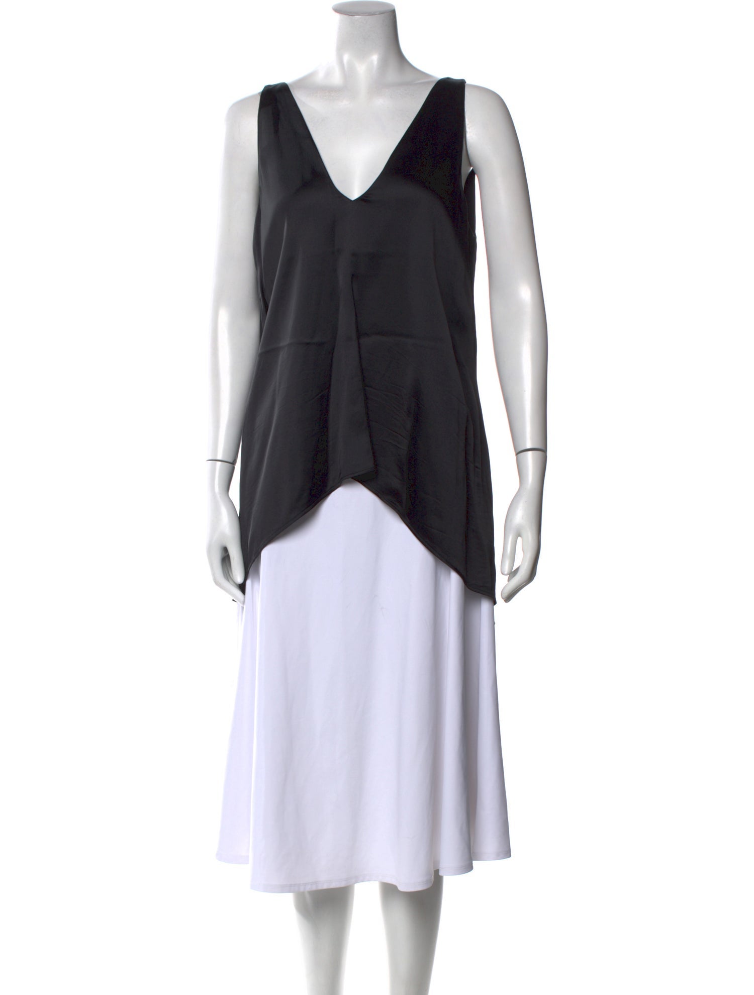 Celine Silk V-Neck Blouse