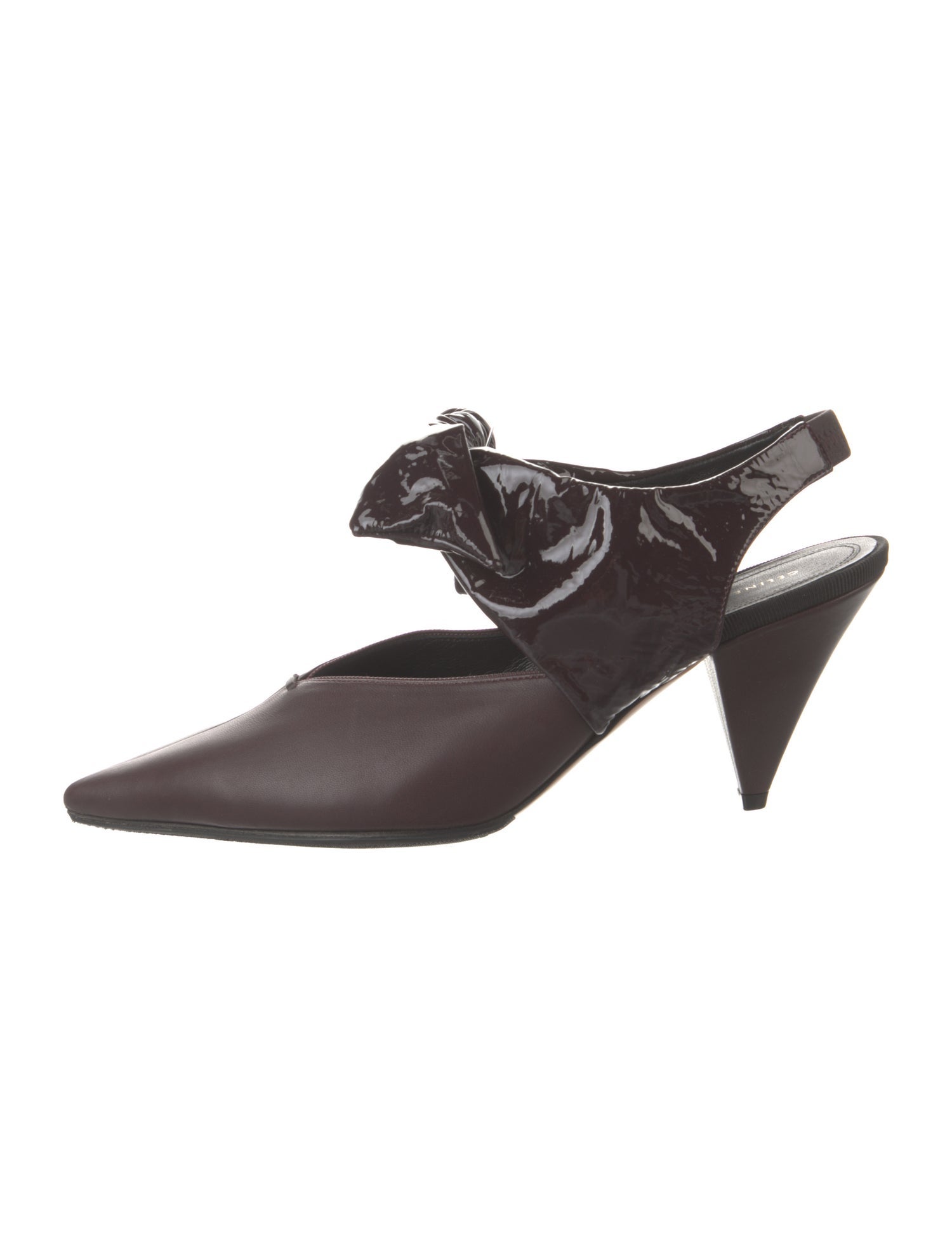 Celine Leather Slingback Pumps