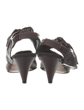 Celine Leather Slingback Pumps
