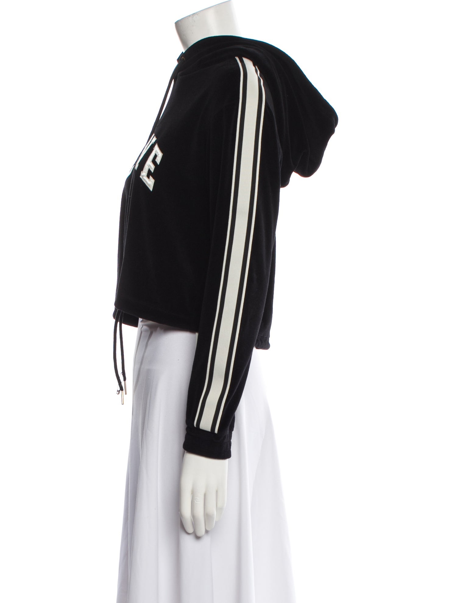 Celine Velour Graphic Print Sweatshirt