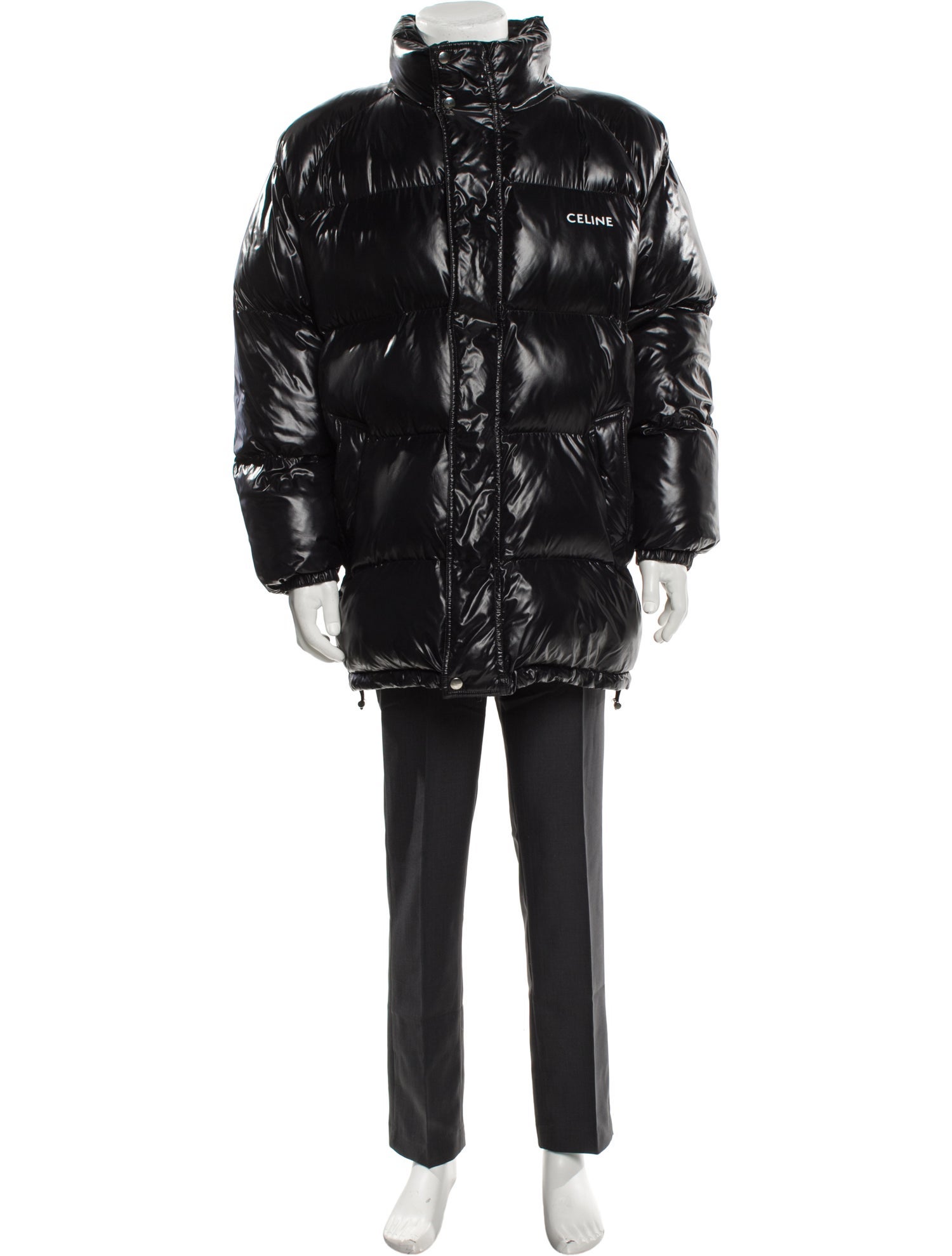 Celine 2021 Signature Logo Puffer Jacket