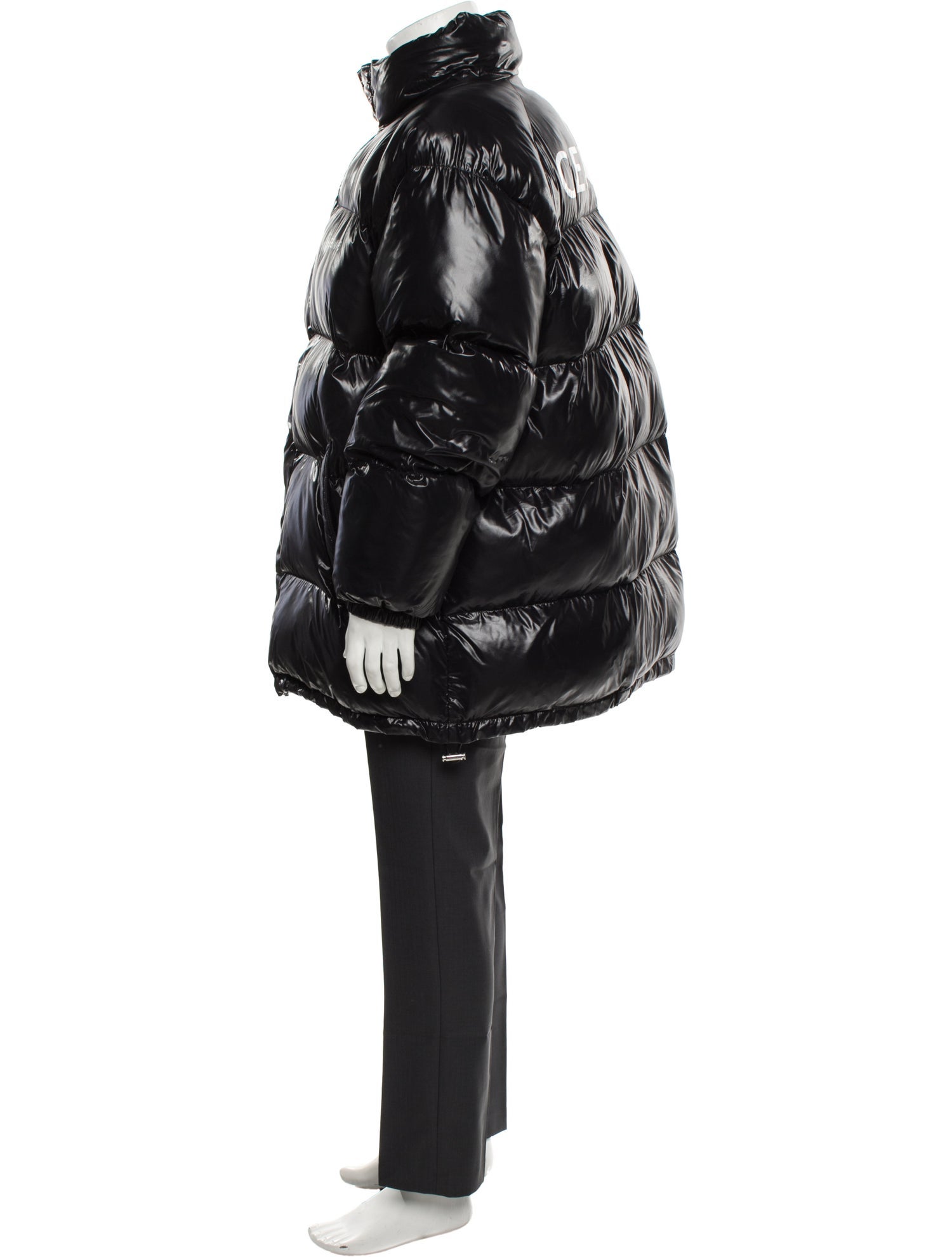 Celine 2021 Signature Logo Puffer Jacket