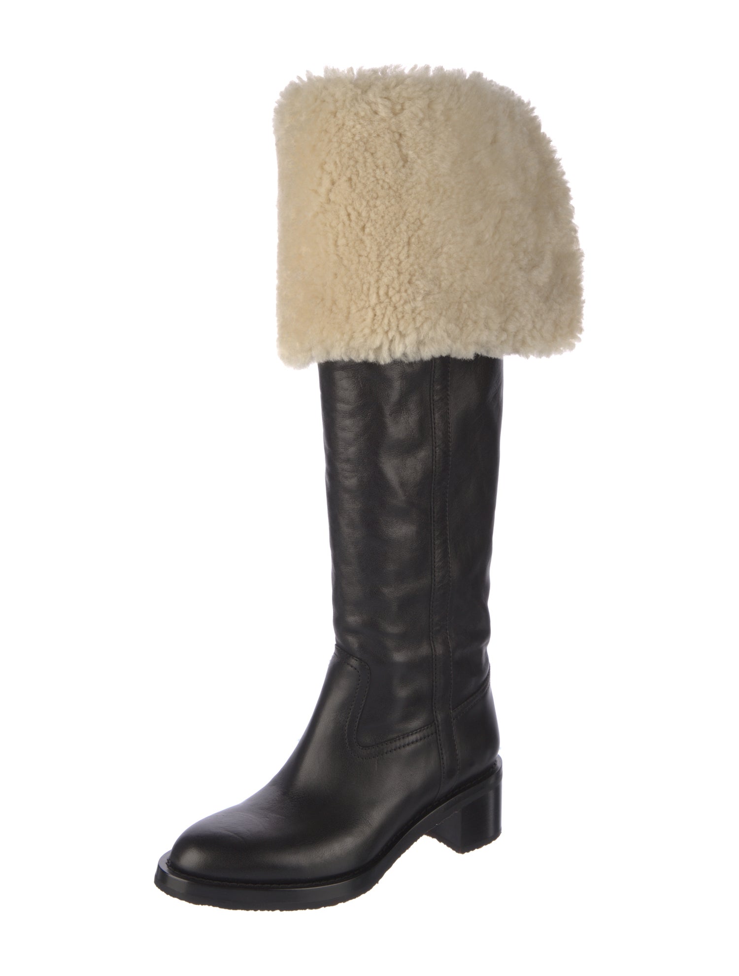 Celine Leather Riding Boots