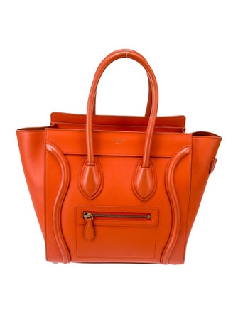 Celine Leather Luggage Mini