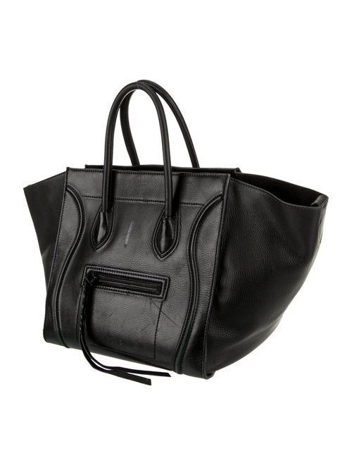 Celine Leather Luggage Phantom Medium