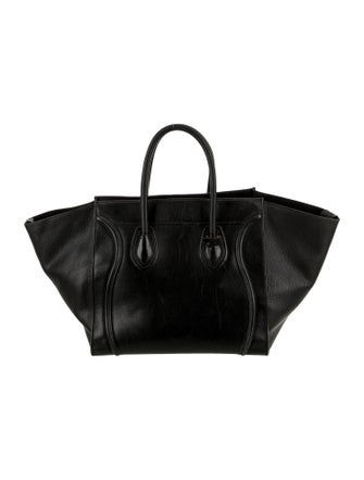 Celine Leather Luggage Phantom Medium