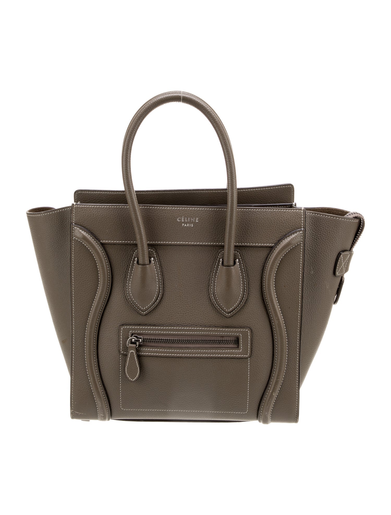 Celine Leather Luggage Micro