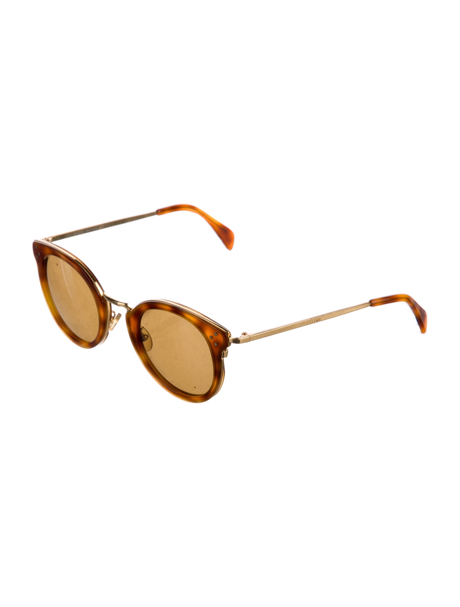 Celine Round Tinted Sunglasses