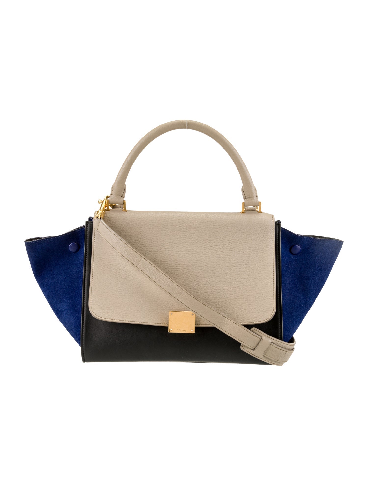 Celine Leather Trapeze Small