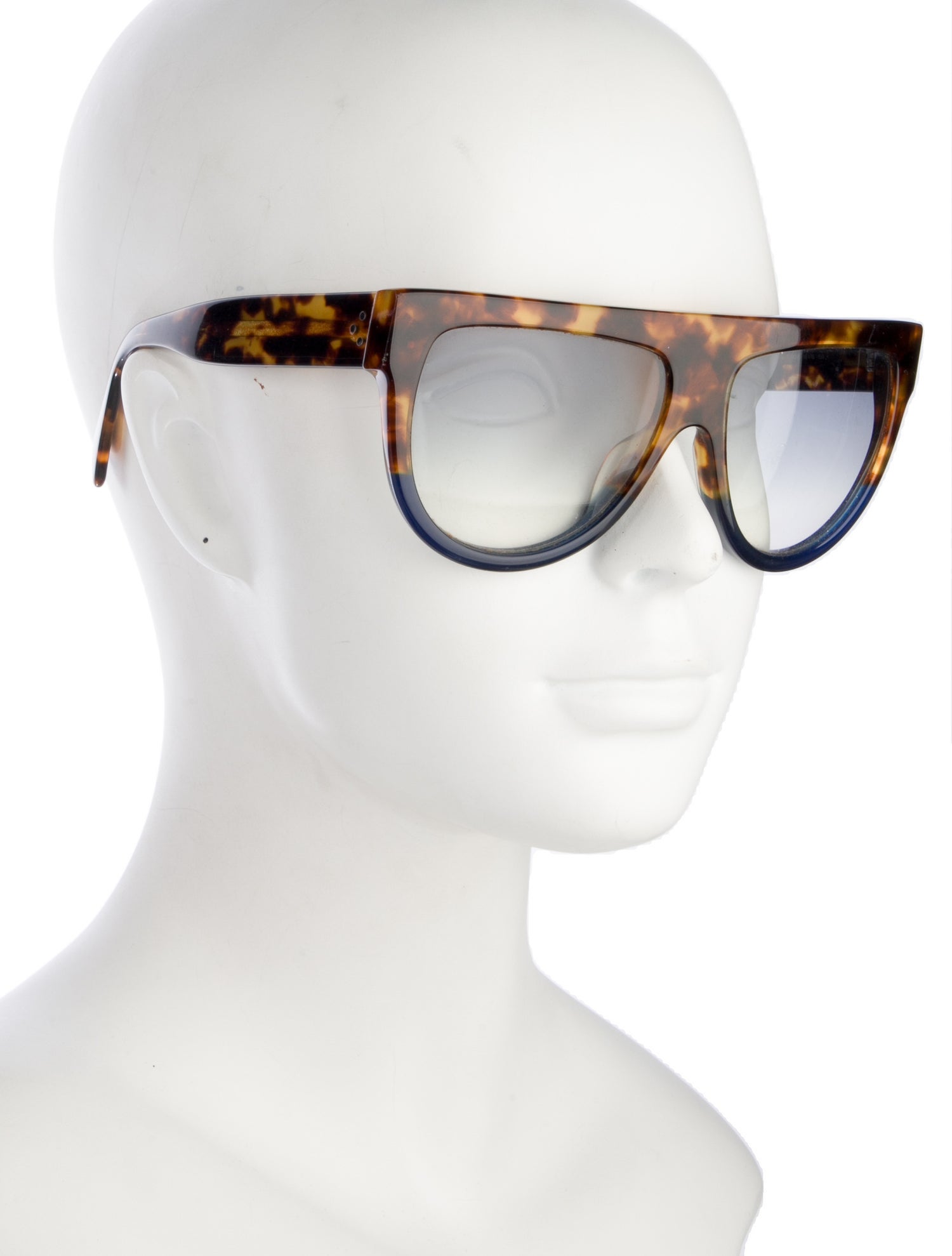 Celine Shield Mirrored Sunglasses