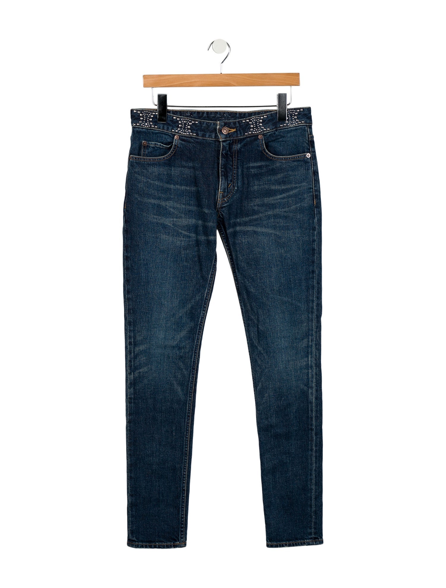 Celine Mid-Rise Skinny Leg Jeans