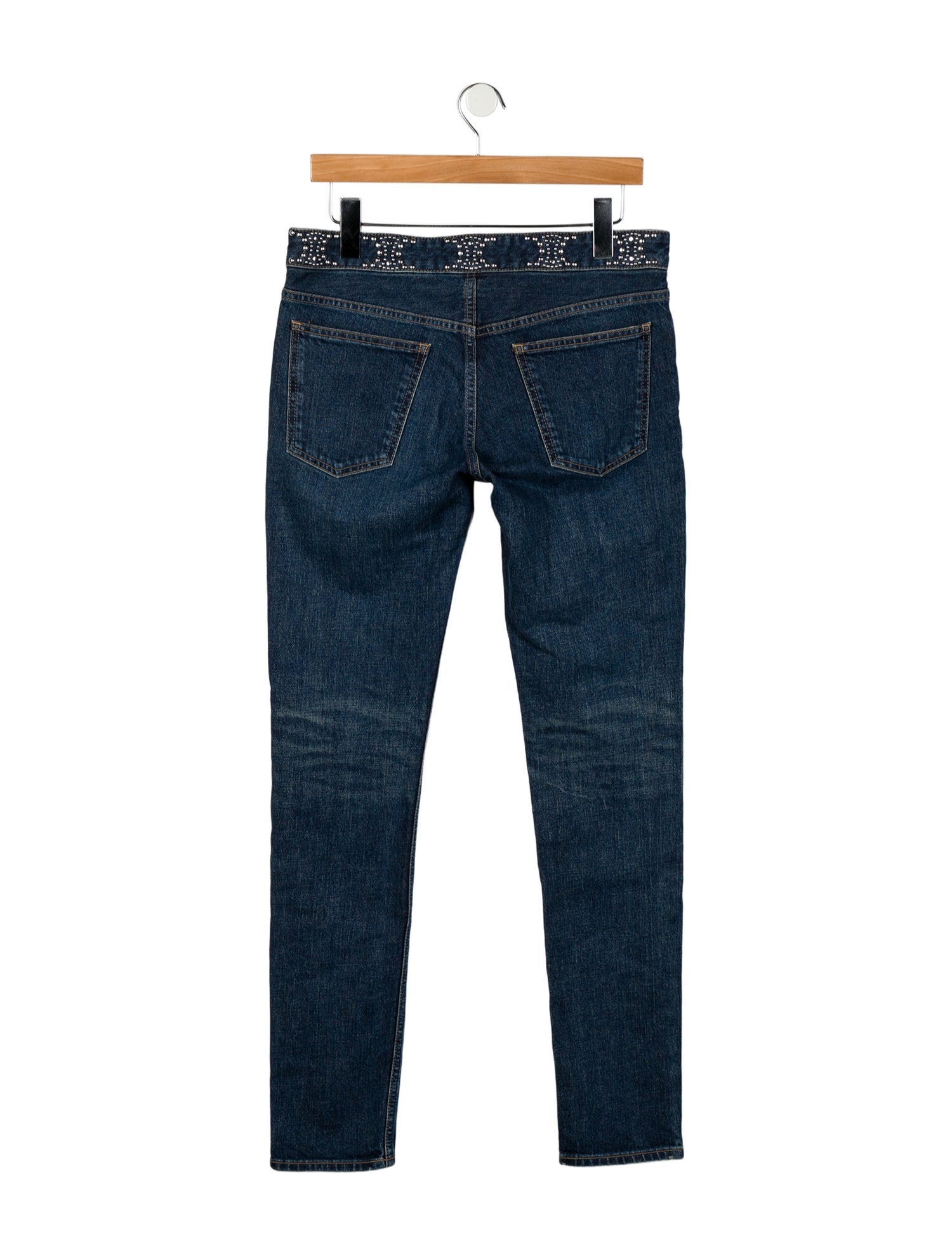 Celine Mid-Rise Skinny Leg Jeans