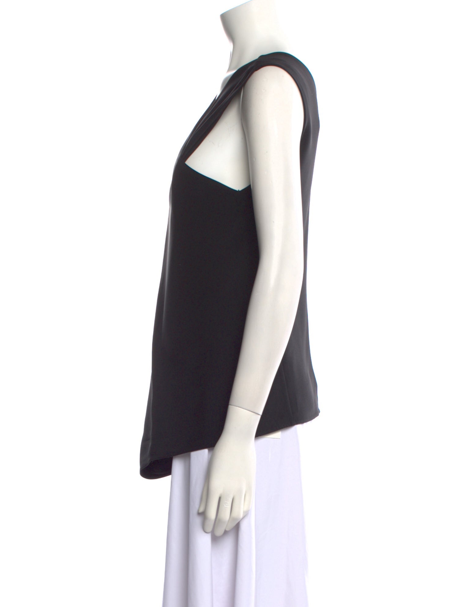 Celine Silk V-Neck Top