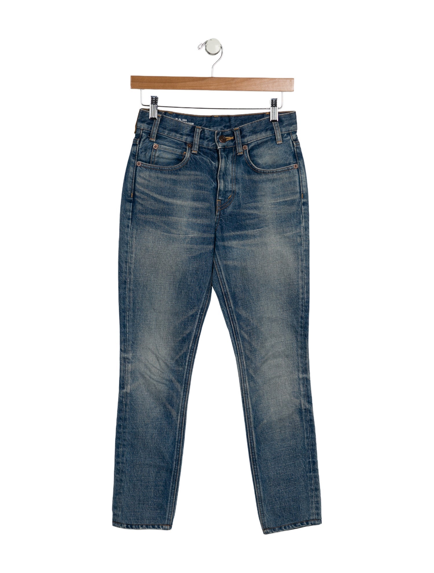 Celine Mid-Rise Skinny Leg Jeans
