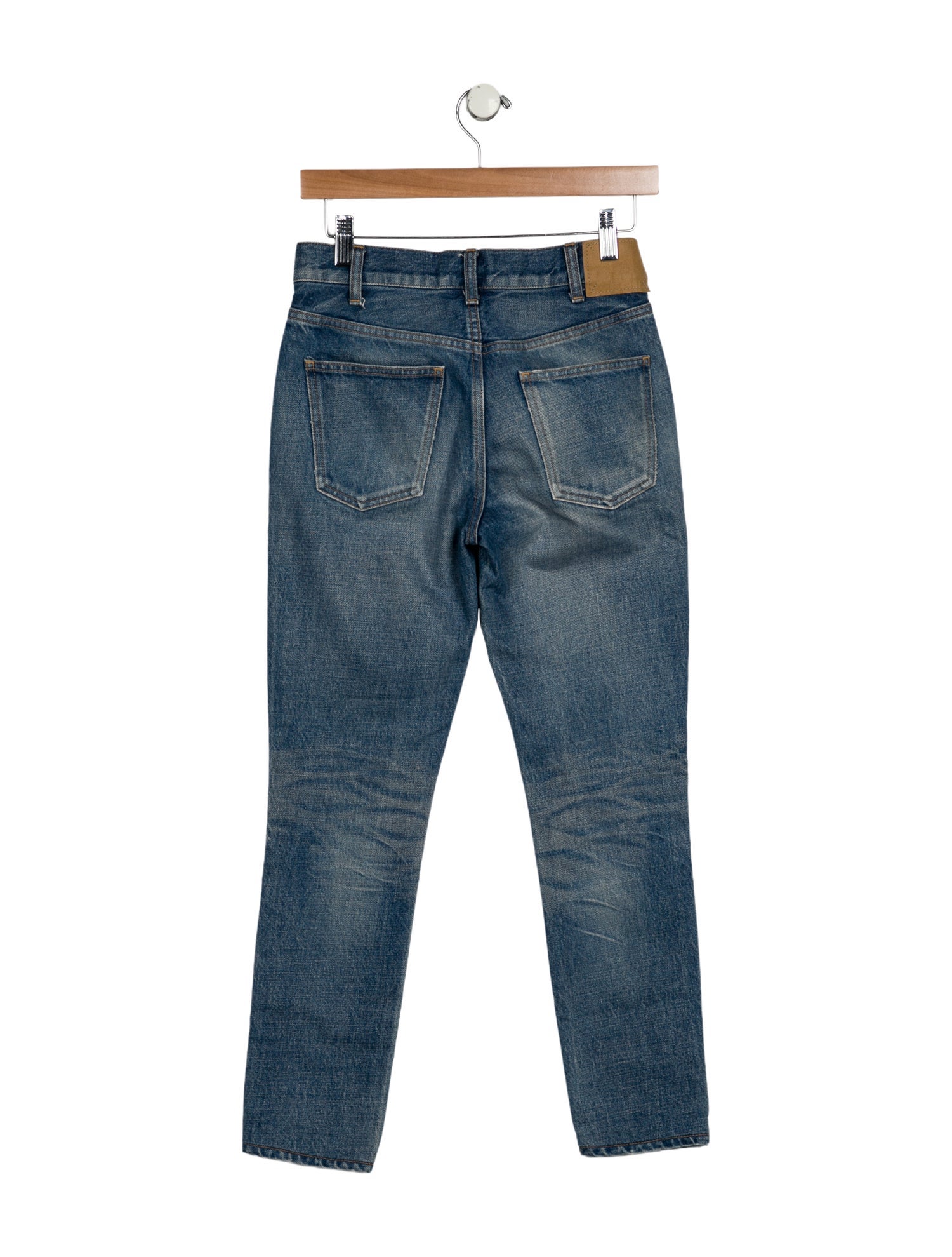 Celine Mid-Rise Skinny Leg Jeans