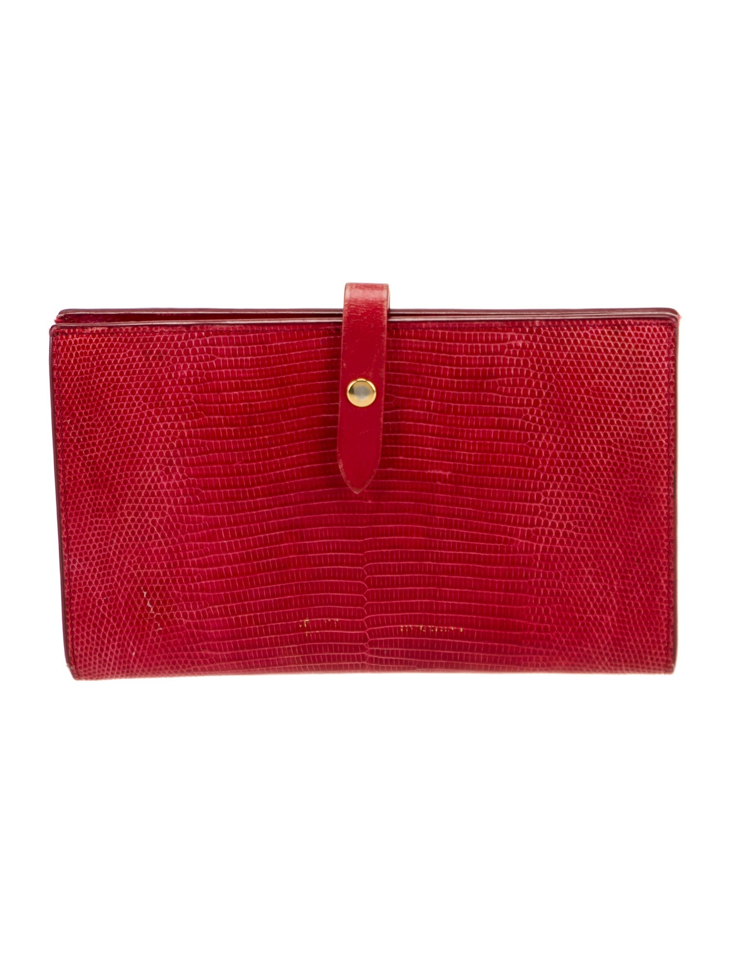 Celine 2018 Lizard Bifold Wallet